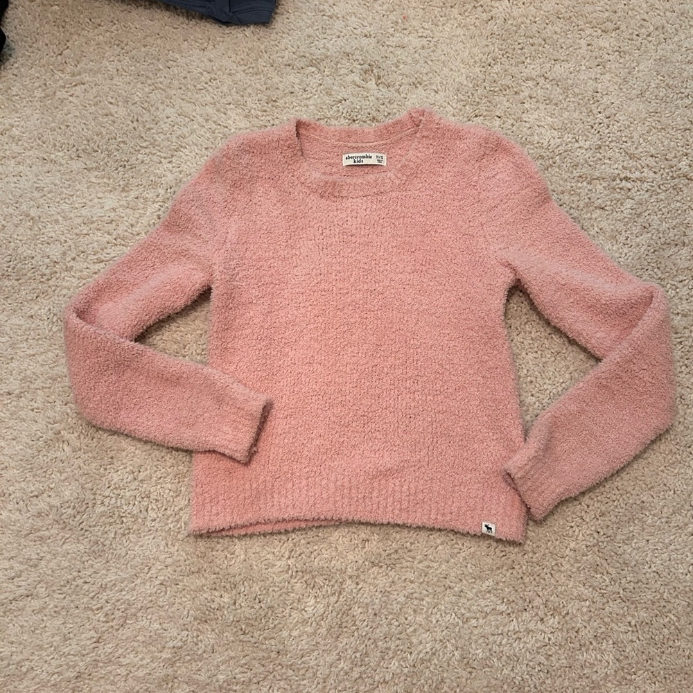 Abercrombie Kids Pink Crew Neck Sweater